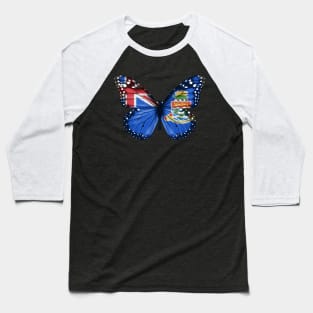 Caymanian Flag  Butterfly - Gift for Caymanian From Cayman Islands Baseball T-Shirt